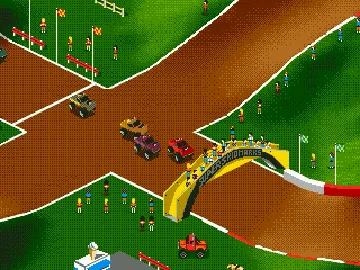 Super Skidmarks (Europe) (Beta) screen shot game playing